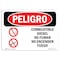 Signmission Safety Sign, OSHA Danger, 10" Height, 14" Width, Aluminum, Diesel Fuel No Smoking No Spanish OS-DS-A-1014-LS-1124 - alternate 1